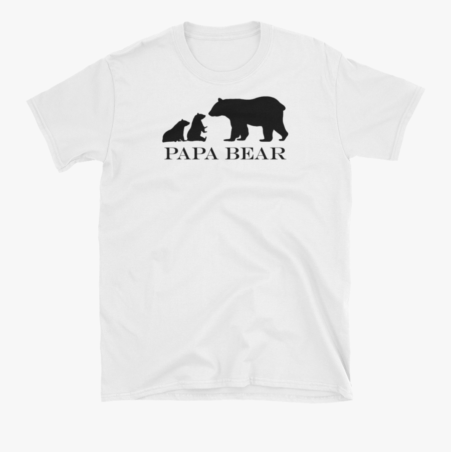 Papa Bear T Shirt Png, Transparent Clipart