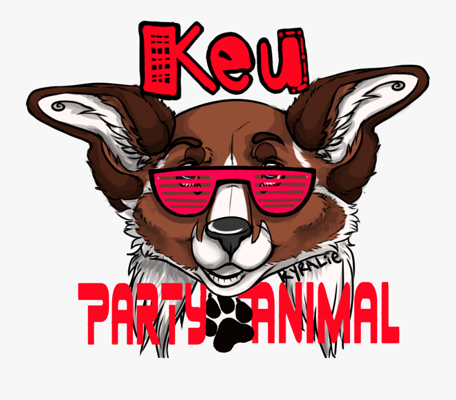 Keu Party Animal - Cartoon, Transparent Clipart