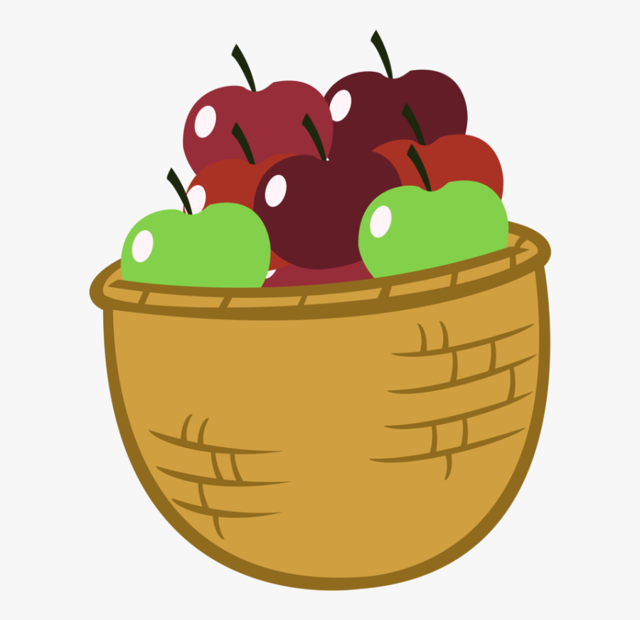 Apple Basketsofunnyguy Clipart Free Clip Art Images - Transparent Cartoon Basket Of Apples, Transparent Clipart