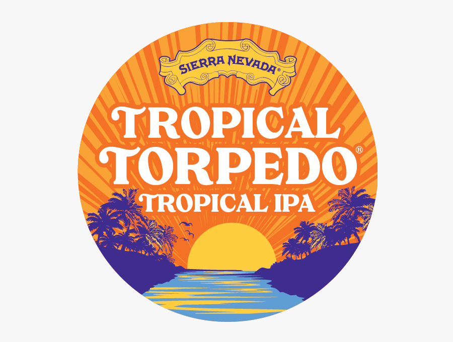 Tropical Torpedo On Tap - Label, Transparent Clipart