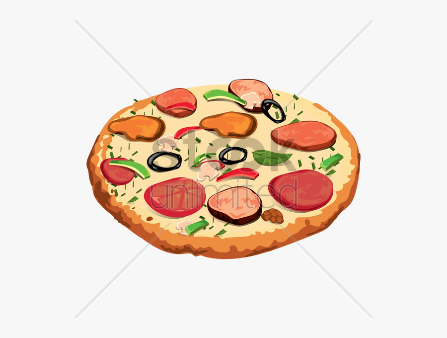 Pizza Clipart Pizza Salami Pepperoni - Pizza Png Clipart Free, Transparent Clipart