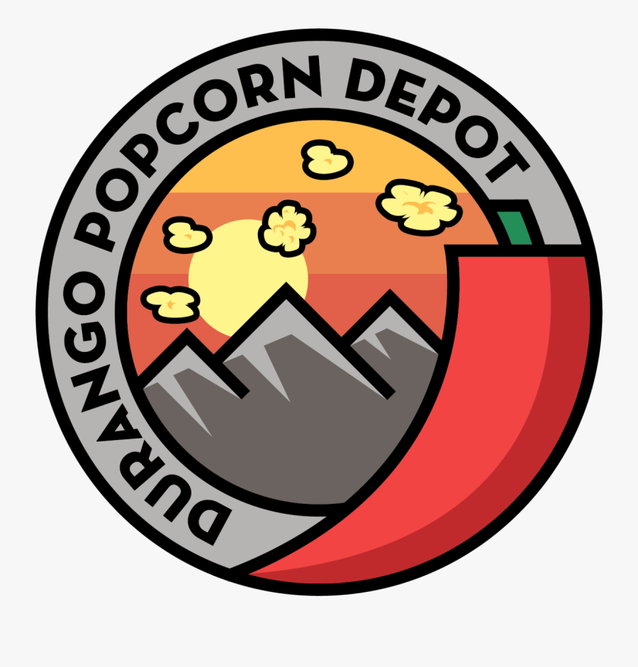 Durango Popcorn Depot - Circle, Transparent Clipart