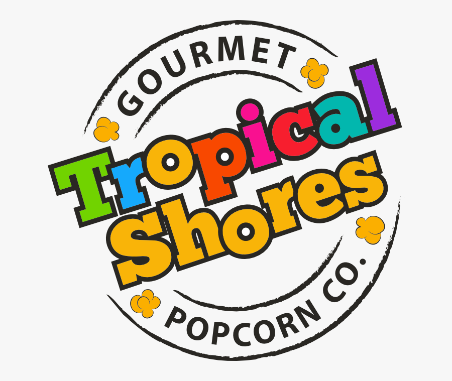 Tropical Shores Gourmet Popcorn Co., Transparent Clipart