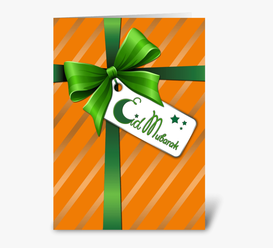 The Gift Of Eid Greeting Card - Greeting Card, Transparent Clipart