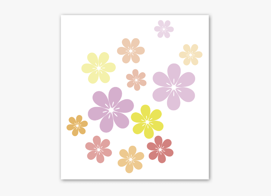 Beautiful Flowers Sticker - Motif, Transparent Clipart