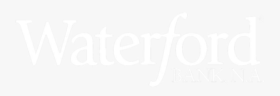 Waterford Bank Na - Calligraphy, Transparent Clipart