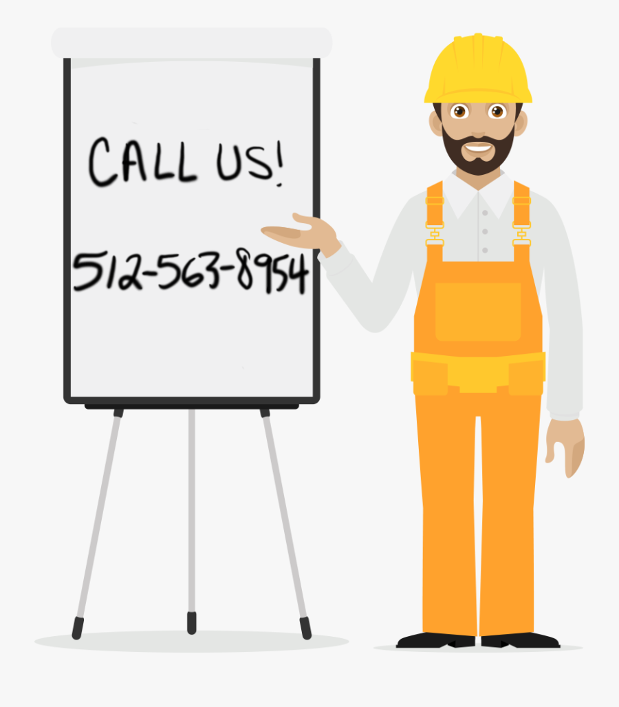 Constructor Con Pala, Transparent Clipart