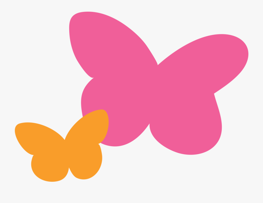 2020 Butterflies Pink And Orange - Butterfly, Transparent Clipart