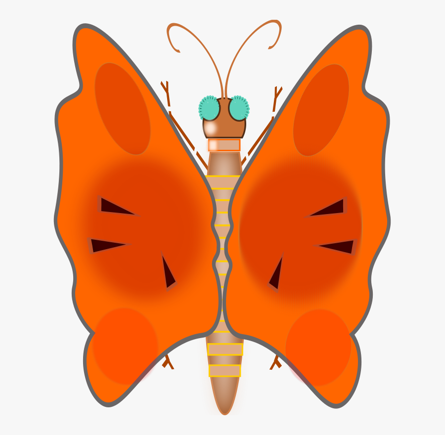 Butterfly - Clip Art, Transparent Clipart