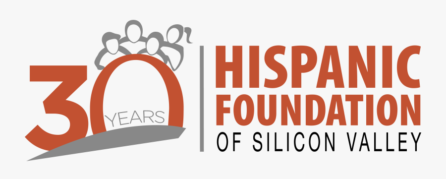 30th Logo - Hispanic Foundation Of Silicon Valley, Transparent Clipart