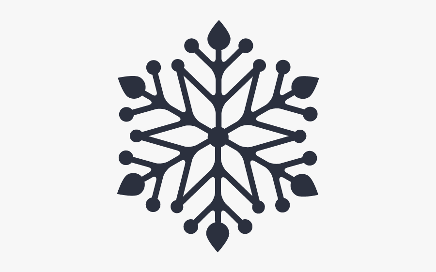Snowflake Icon, Transparent Clipart