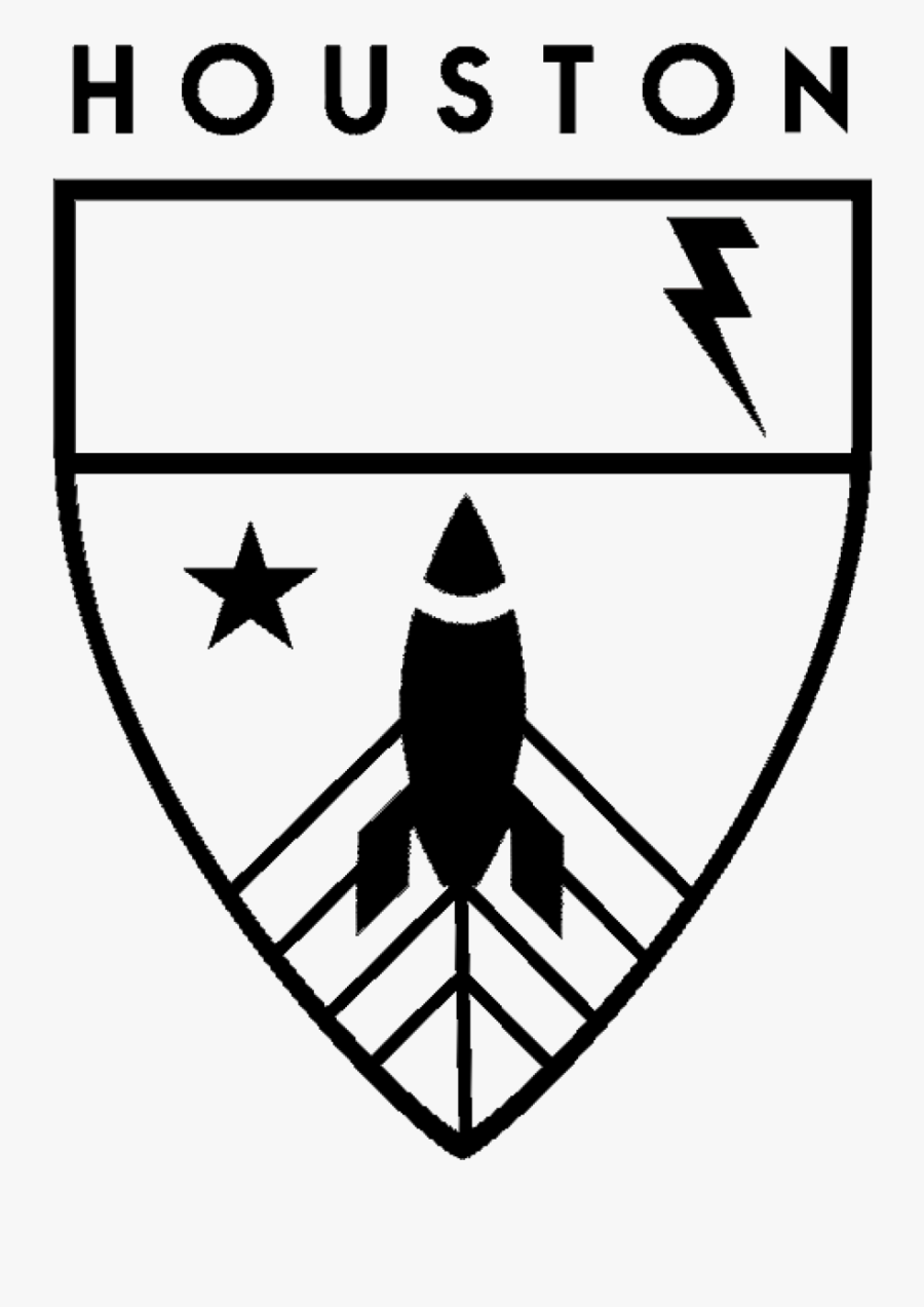Efc Houston Crest Black, Transparent Clipart
