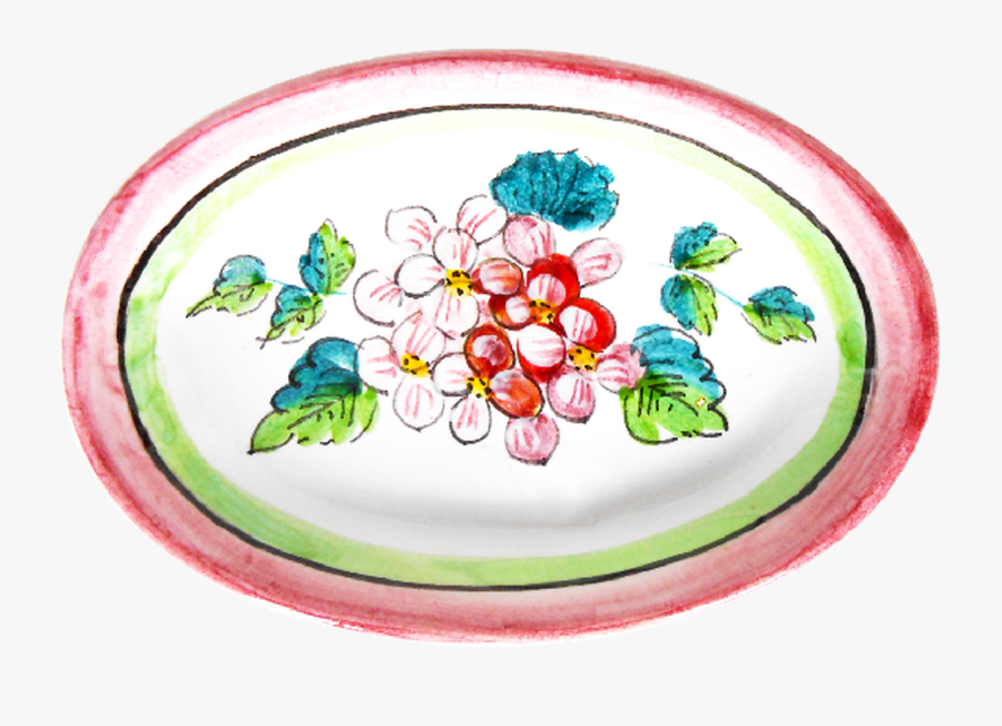 Soap Dish Ortensie - Floral Design, Transparent Clipart