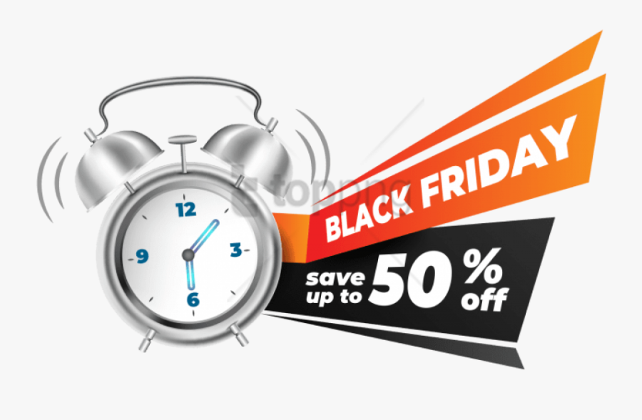 Free Png Black Friday Png Image With Transparent Background - Quartz Clock, Transparent Clipart