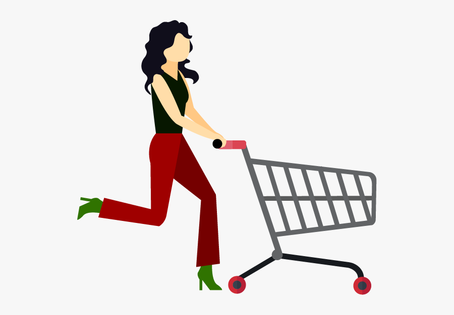 Flat Cart Icon Png, Transparent Clipart