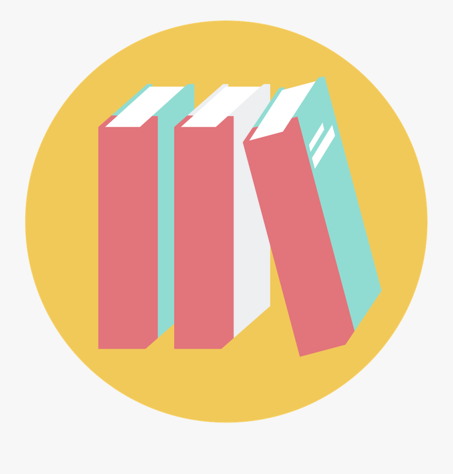 Library Icon, Transparent Clipart