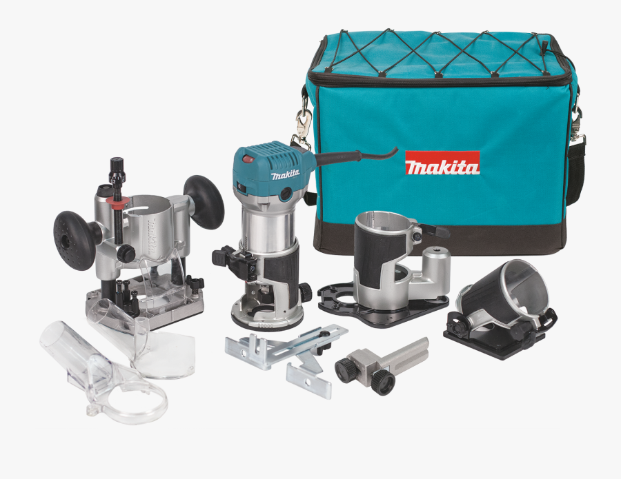 Transparent Handyman Tools Clipart - Makita Rt0700cx3, Transparent Clipart
