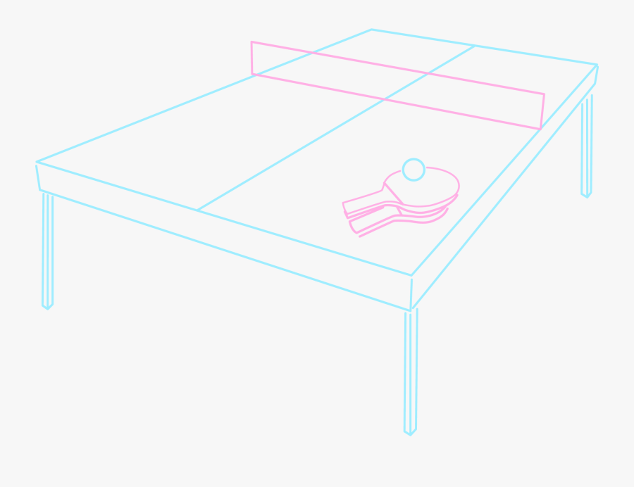 Transparent Ping Pong Clipart - Coffee Table, Transparent Clipart