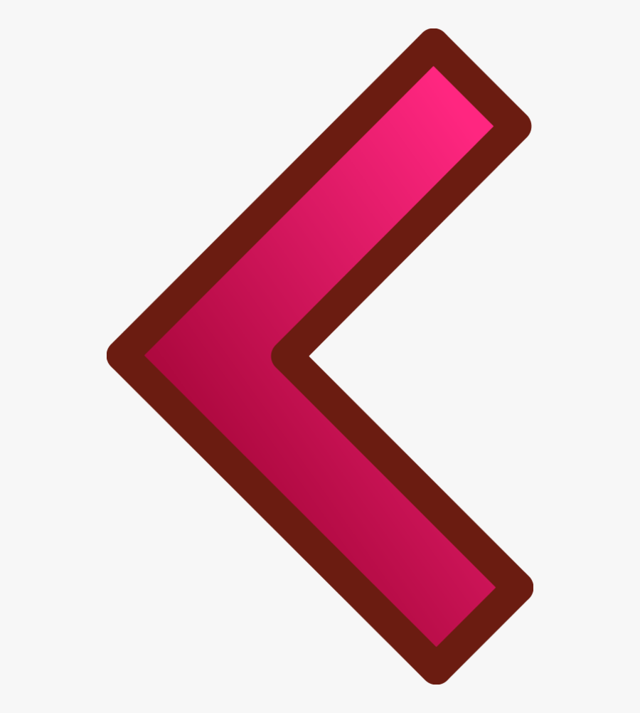 Arrow Pointing Left, Transparent Clipart