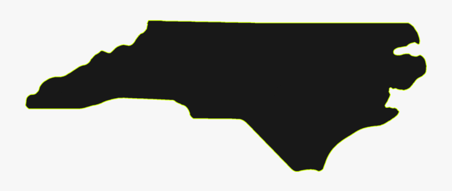 North Carolina State Outline - Svg North Carolina, Transparent Clipart