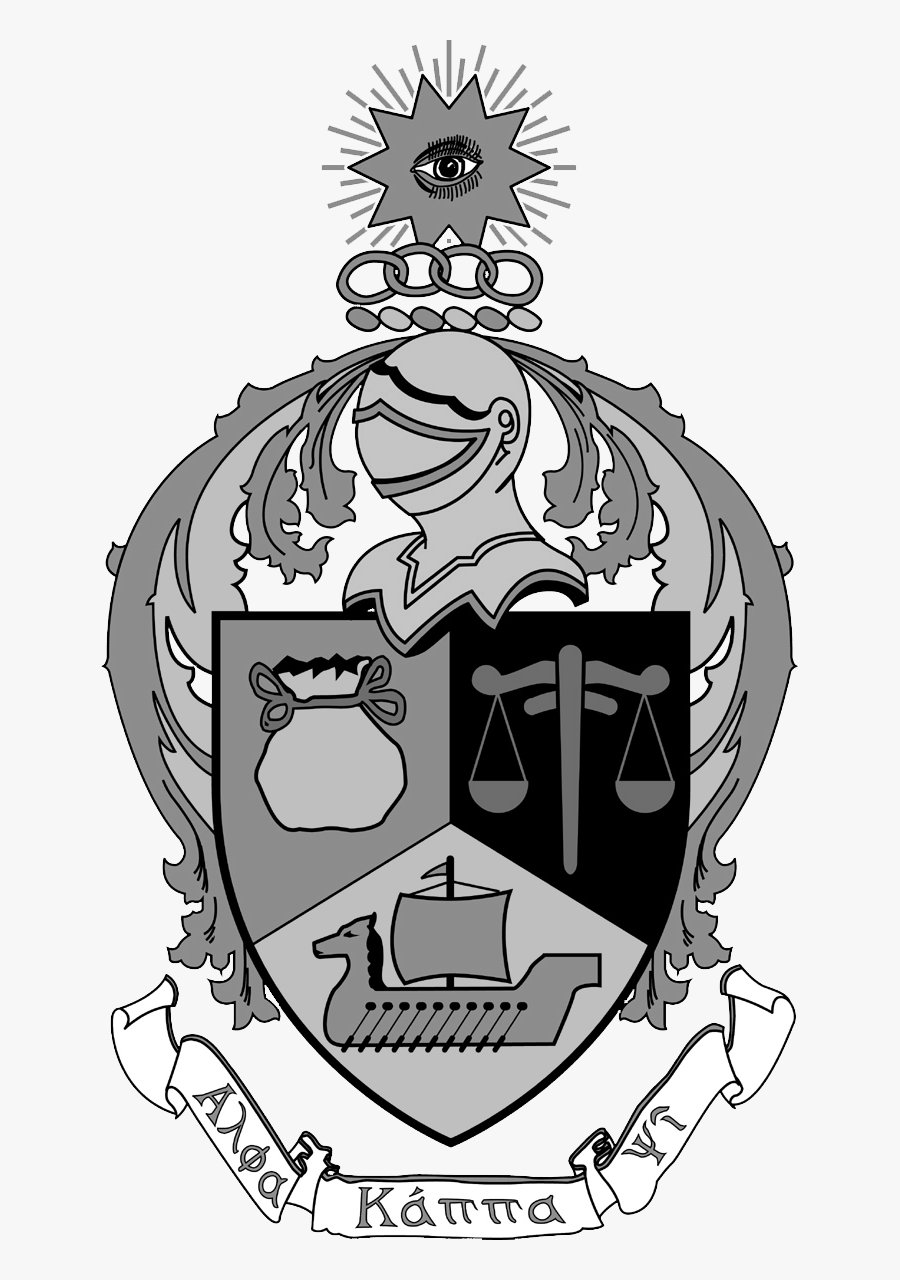 Alpha Kappa Psi Crest, Transparent Clipart