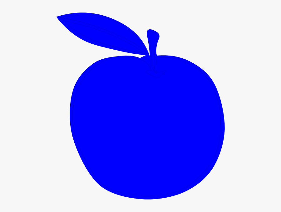 Blue Apple Svg Clip Arts - Transparent Green Apple Clipart, Transparent Clipart