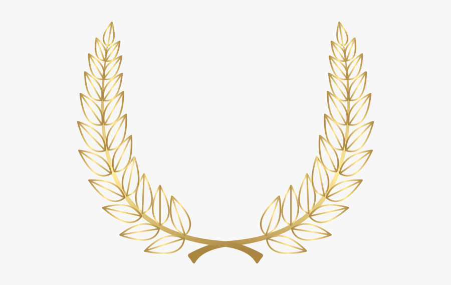 #vintageeffect #borders #border #crown #crownflower - Transparent Background Laurel Png, Transparent Clipart