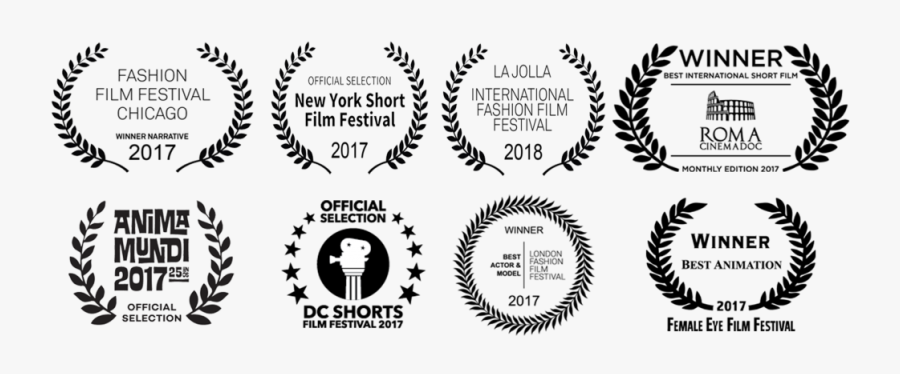 Film Festival Laurels, Transparent Clipart