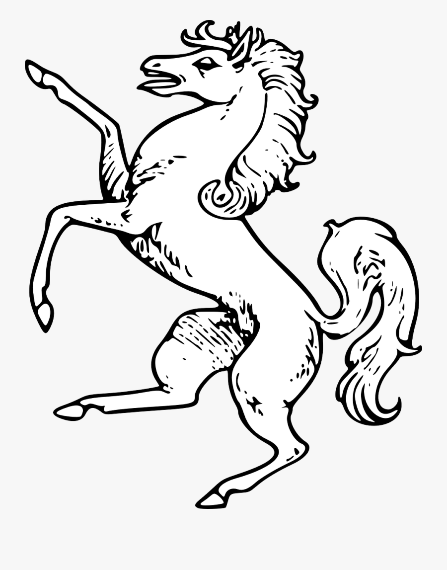 Horse Bucking Wild Free Photo - Horse Coat Of Arms Png, Transparent Clipart
