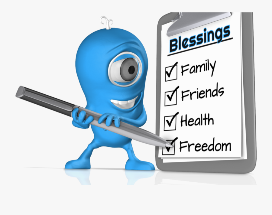 Transparent Count Your Blessings Clipart - Cartoon, Transparent Clipart