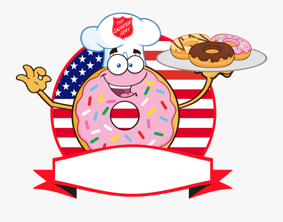 Doughnut King Character, Transparent Clipart