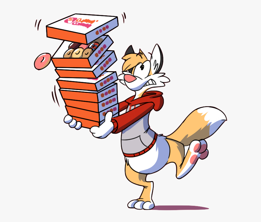 Donut Day - Cartoon, Transparent Clipart