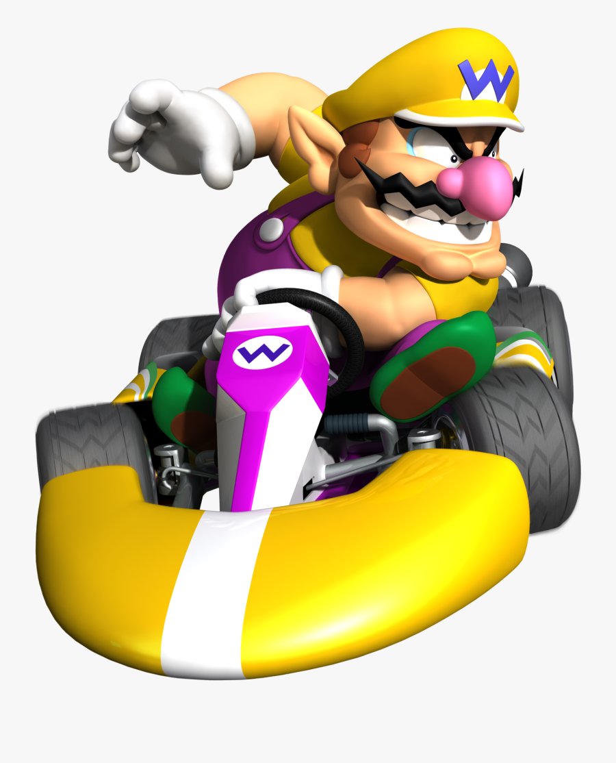 Mario Kart Racing Wiki - Wario Mario Kart Characters, Transparent Clipart