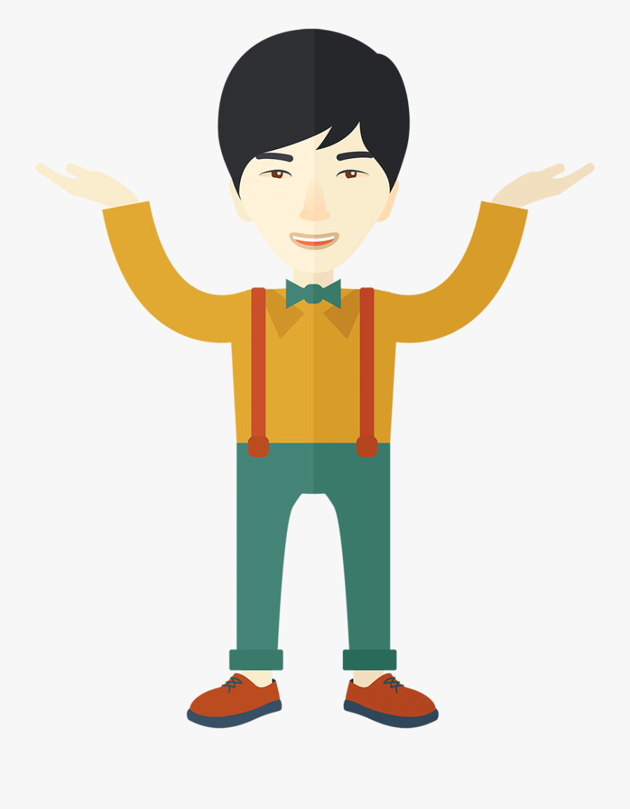 Cartoon Asian Guy Clipart , Png Download - Real Estate Agent Vector, Transparent Clipart