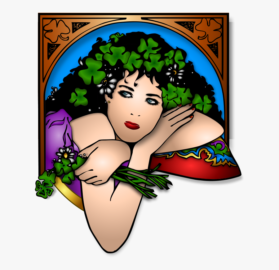 St Patricks Girl Remix - Saint Patrick, Transparent Clipart