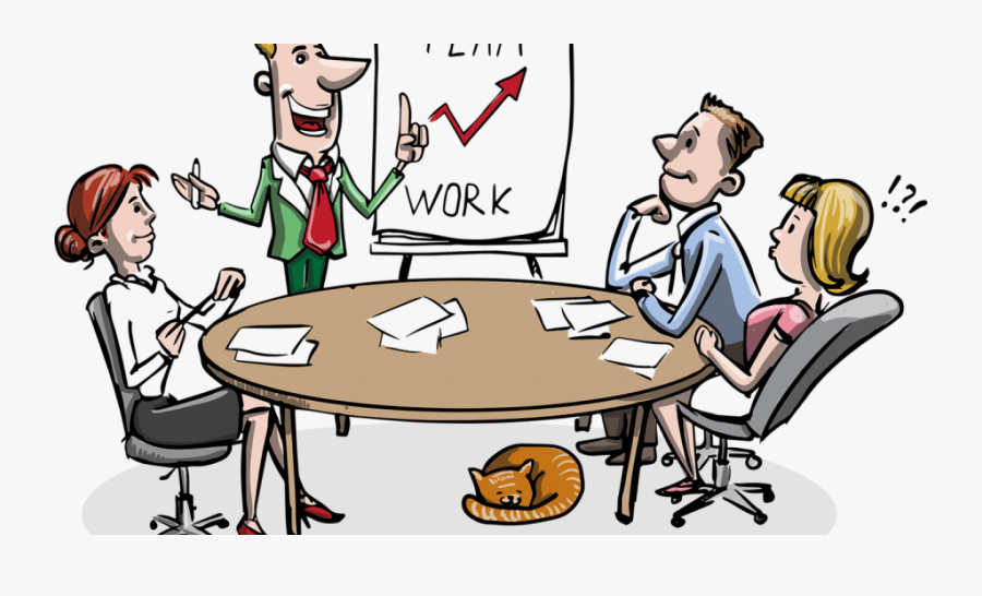 Millennials At Work Cartoon, Transparent Clipart