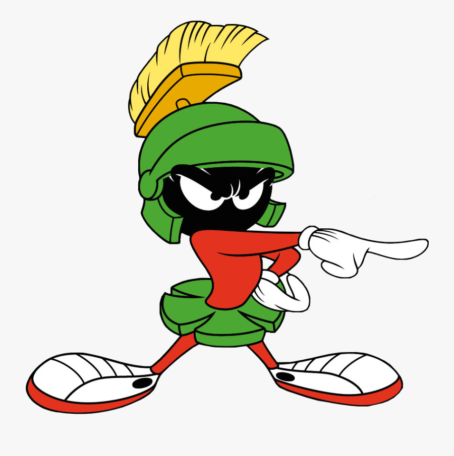 Cartoon Marvinthemartian Marvin Looneytunes Martian - Marvin The Martian, Transparent Clipart