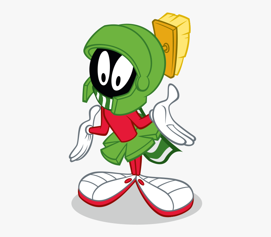 Transparent Marvin The Martian Clipart - Marvin The Martian Looney Tunes Characters, Transparent Clipart