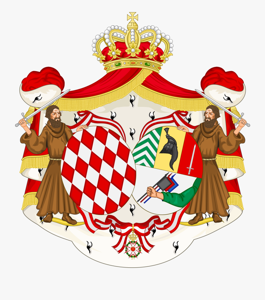 Monaco Fürsten Wappen, Transparent Clipart