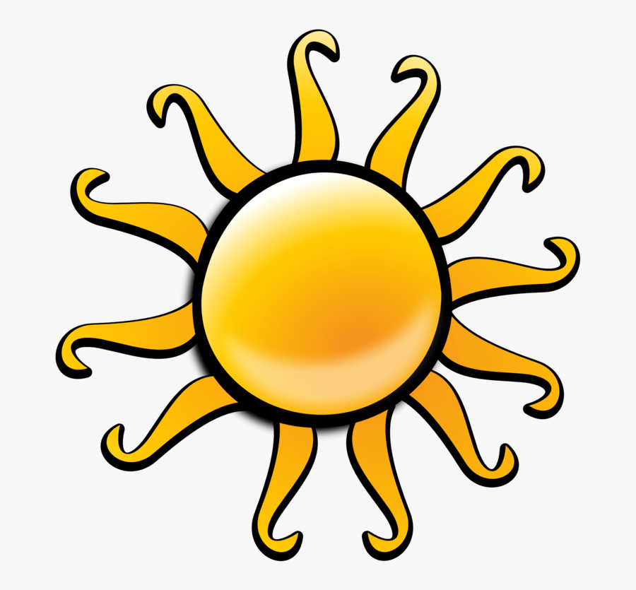 Sun - Desenho De Luz Solar, Transparent Clipart
