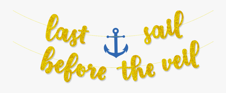 Hen Party Decorations Navy Theme Bachelorette Party - Calligraphy, Transparent Clipart