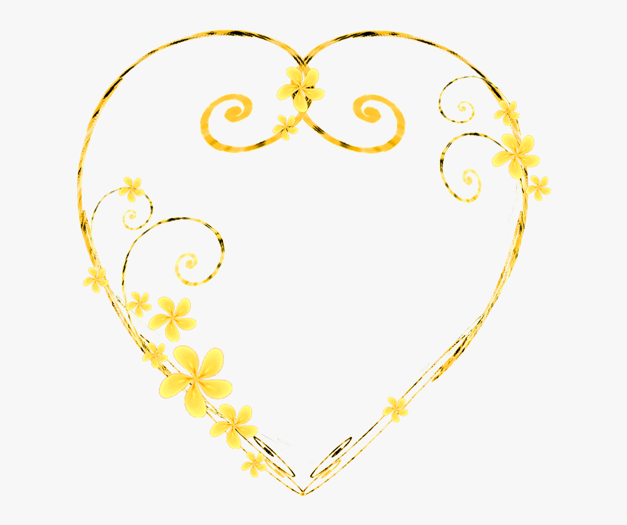Filigree Jewellery Necklace Gold Clip Art - Heart, Transparent Clipart