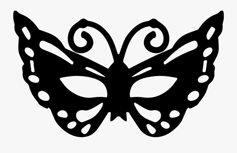 Butterfly,visual Arts,symmetry - Mask, Transparent Clipart