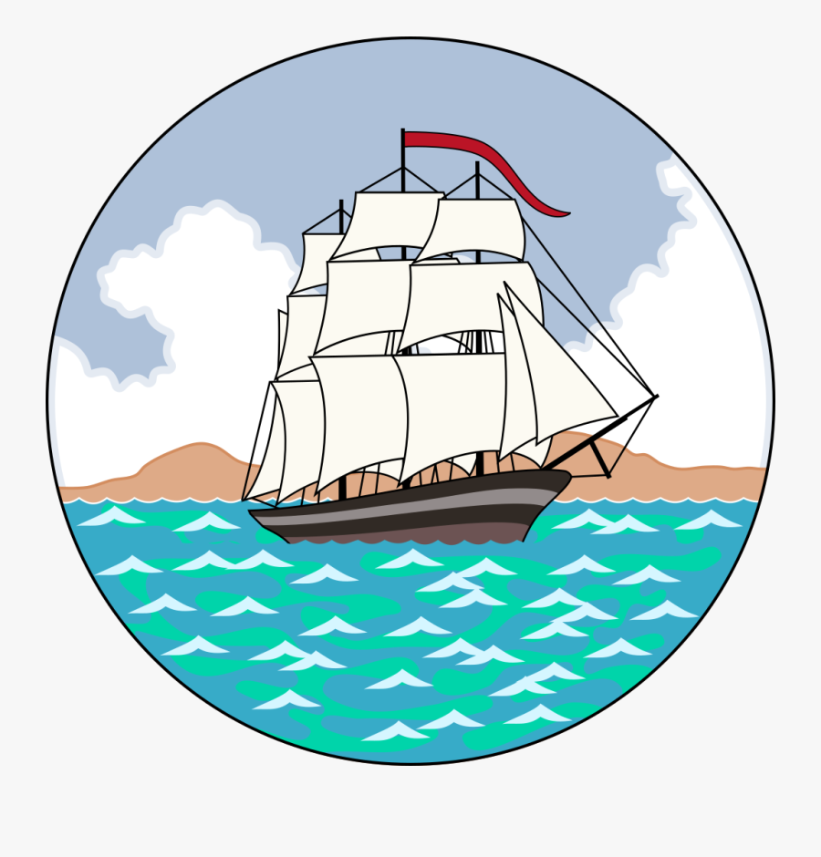 Badge Of British Guiana - British On Boats Cartoon, Transparent Clipart