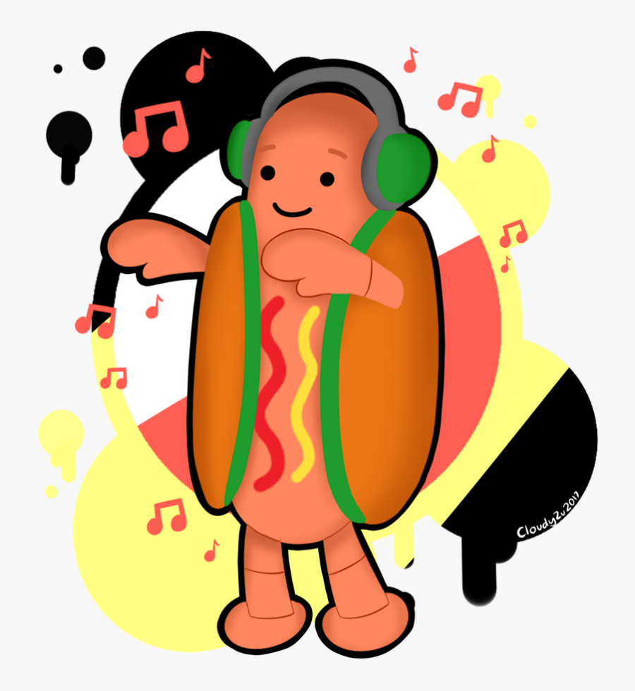 Dancing Hot Dog Png - Cartoon, Transparent Clipart