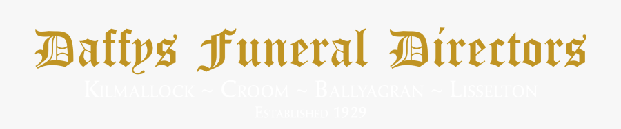 Daffys Funeral Directors Logo, Transparent Clipart