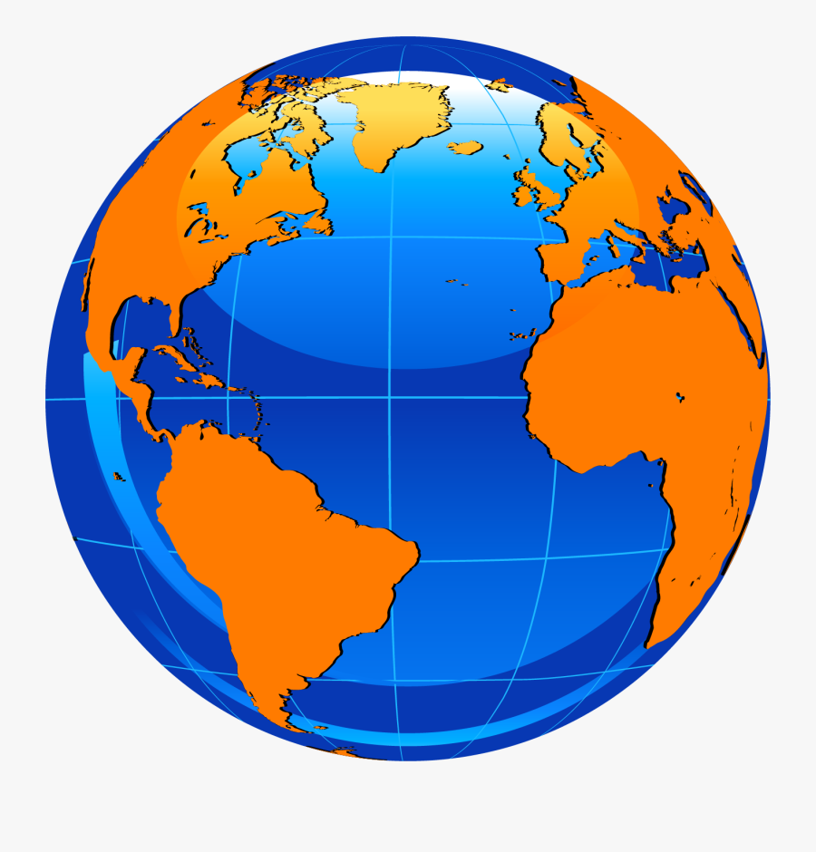 World Map, Transparent Clipart