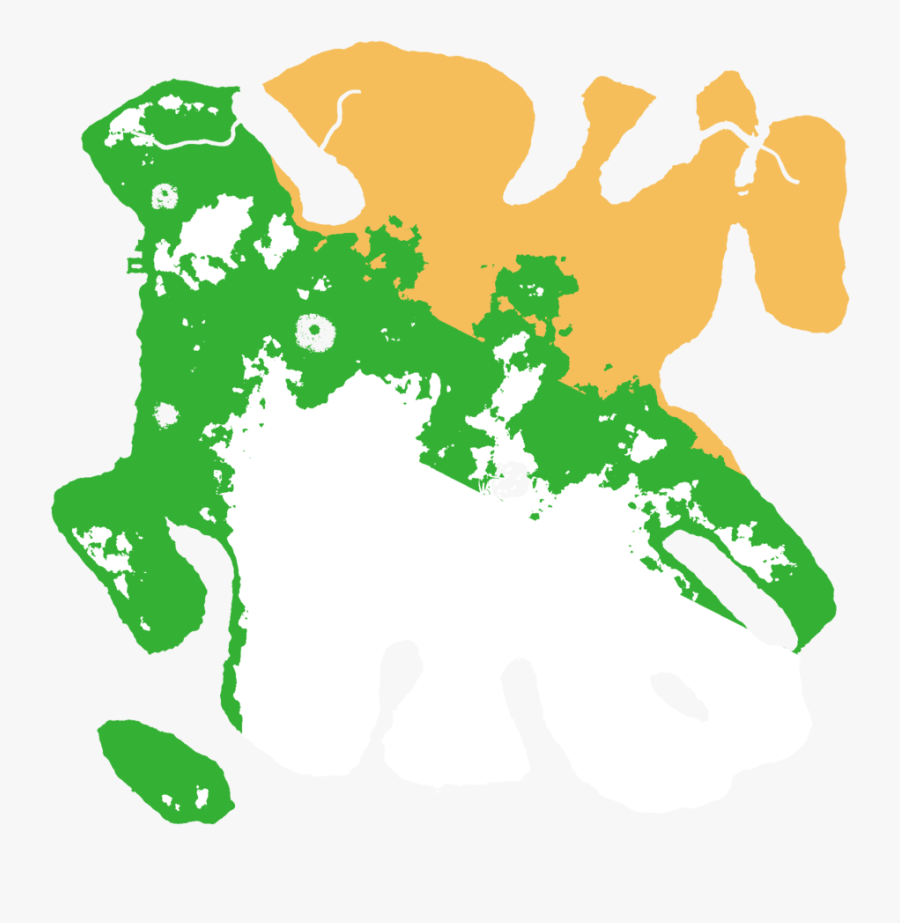 Biome Rust Map - Illustration, Transparent Clipart