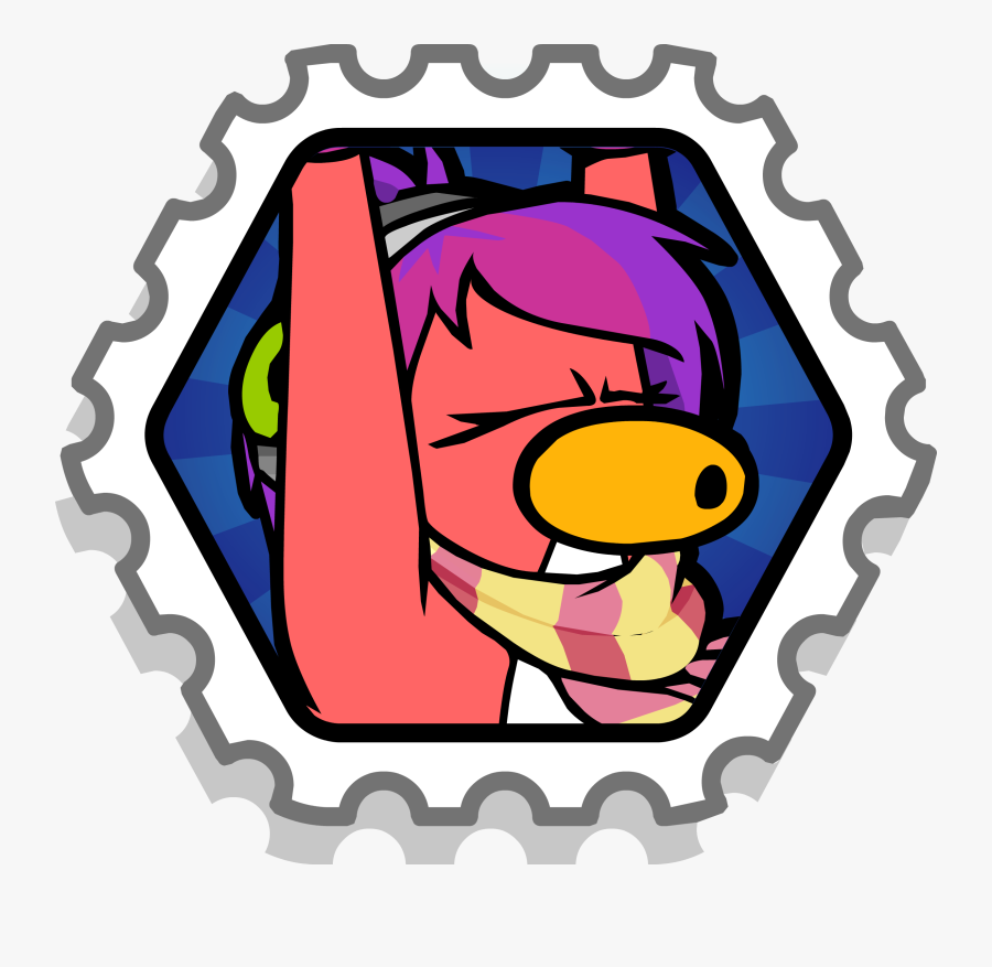 Club Penguin Rewritten Wiki - Giant Squid Spotter Stamp, Transparent Clipart