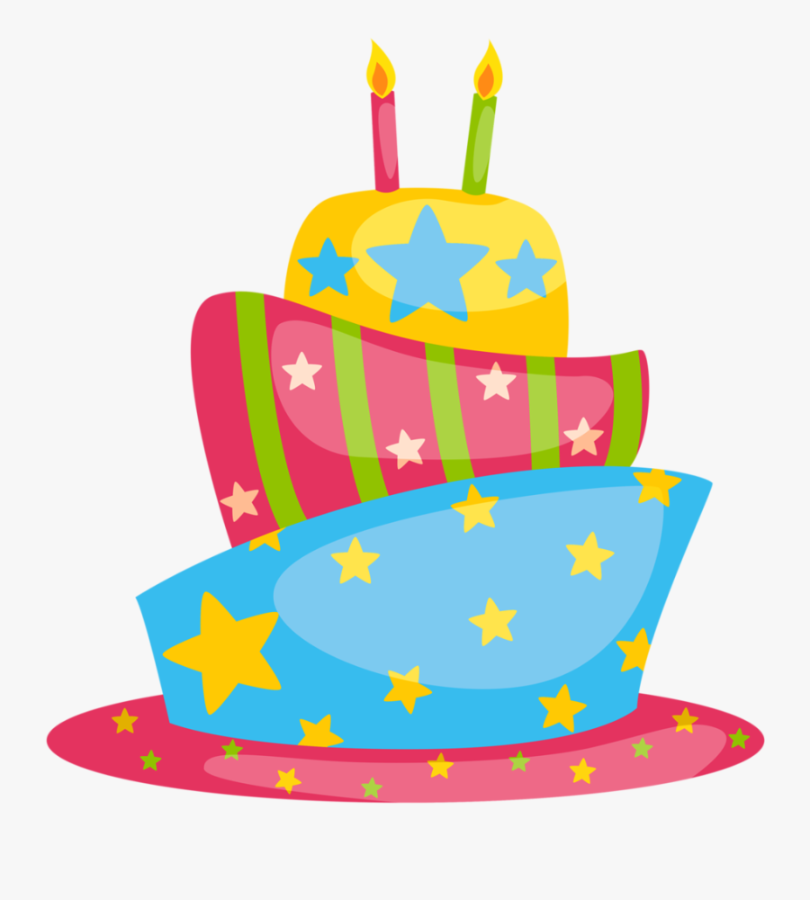 2nd Birthday Cake Cartoon, Transparent Clipart